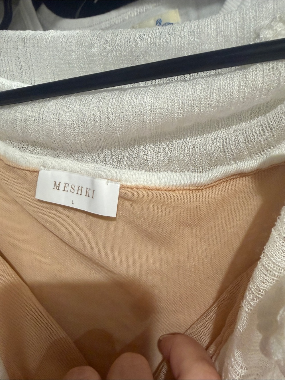 Orchid Knit Maxi Dress - Ivory - Picture 7 of 11